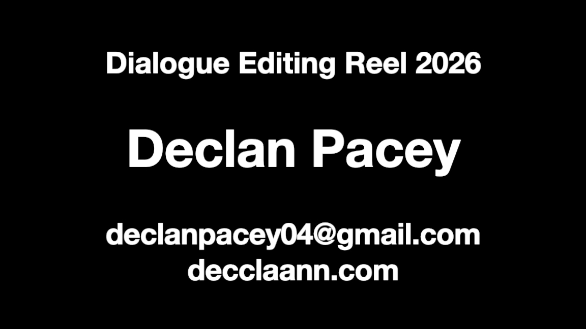 Declan Pacey Demo Reel 2026